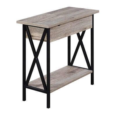 Table de bout Ariyana avec prises intégrées et ports USB