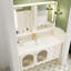 Light luxury simple cream style bathroom cabinet