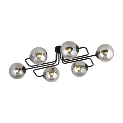Cadesia Glass Semi Flush Mount