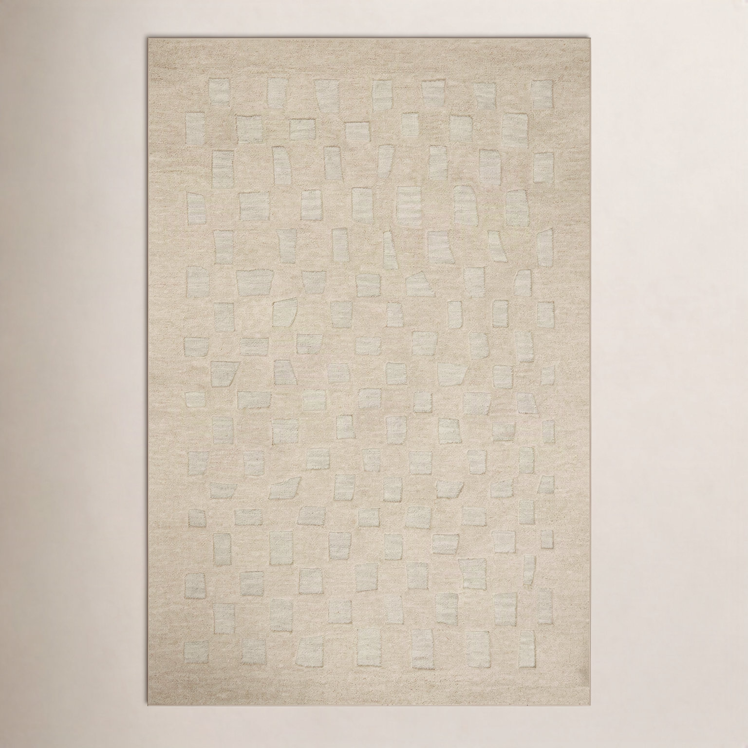 Leanne Ford x Loloi Craven Oatmeal / Dove Area Rug, Rectangle 8'6" x 11'6"