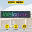 Enseigne lumineuse à DEL VEVOR, commande WiFi et USB 40 po x 9 po, affichage P6 couleur programmable,