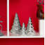 Nambe Mini Christmas Tree Set of 3