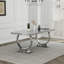 Ensemble de table de salle à manger de luxe 5 pièces avec 4 chaises en cuir-982980518-982980505-982980519