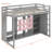 Wood Loft Bed With Wardrobe-999532664-999532667