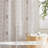  Boho Curtains for Living Room Flax Linen Sheer, Farmhouse Semi Sheer Curtains with Bohemian Stripe Pattern, Privacy Light Filtering Drapes for Bedroom/Dining Room, 1 Pair-1746563983-1746563980