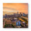 Cozart Skyline Sunset Pano - art mural carré sur toile-129452436