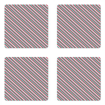Square 4 Piece Coaster Set