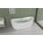 71" X 31.5" Acrylic Freestanding Whirlpool/air Massage Bathtub With 20 Jets And Led Mood Lighting