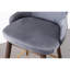 Tabourets de comptoir gris, rembourrés de tissu et de mousse dense de 2, rembourrés pour le confort-371980444