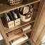 Armoire de rangement rustique de style rustique pour la cuisine, la buanderie ou les espaces de vie, étagères réglables, utilisations diverses