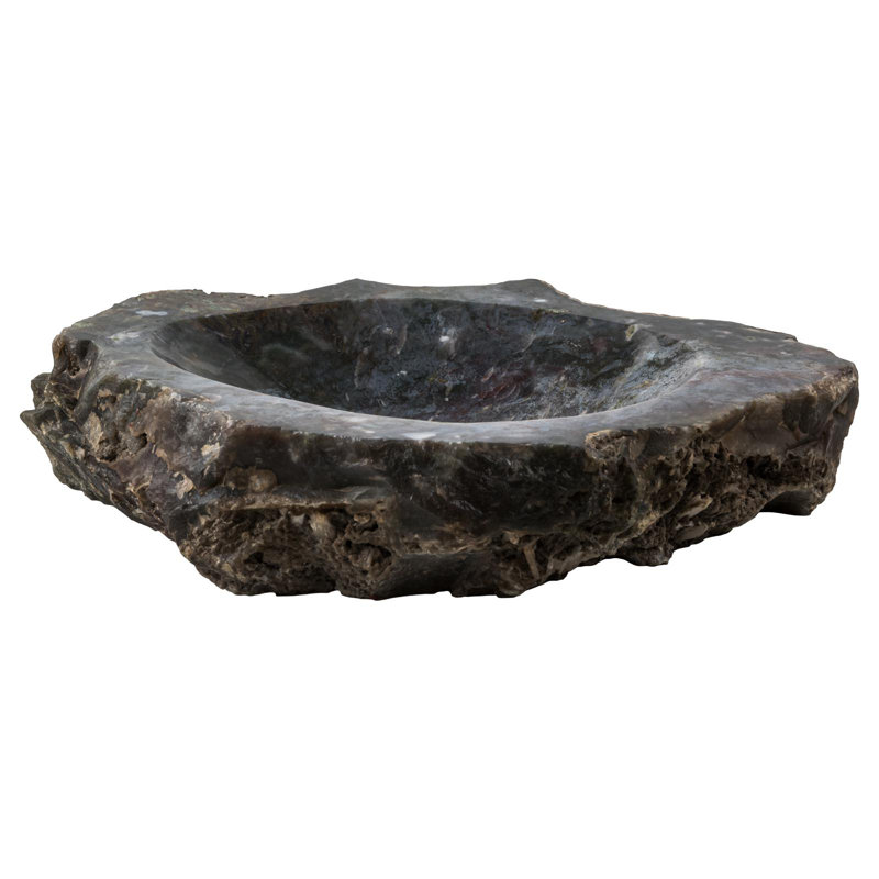 World Menagerie Kalinowski 560mm L x 520mm W Black Stone Specialty Sink