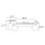 Table basse minimaliste en bois de style italien