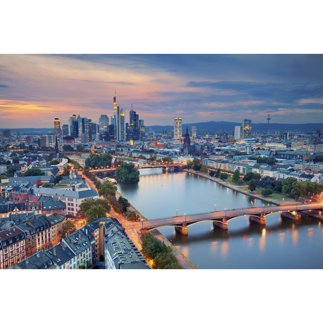 Leinwandbild Frankfurt Am Main von Rudybalasko - Wrapped Canvas Fotografie