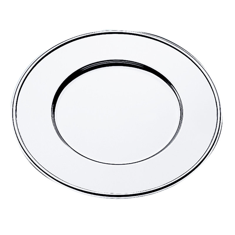 Michelangelo 18/10 Stainless Steel Charger, 12.99" W x 12.99" L