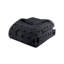 Édredon noir pour très grand / très grand lit, literie en microfibre de luxe noire, revers-119106008-119106015