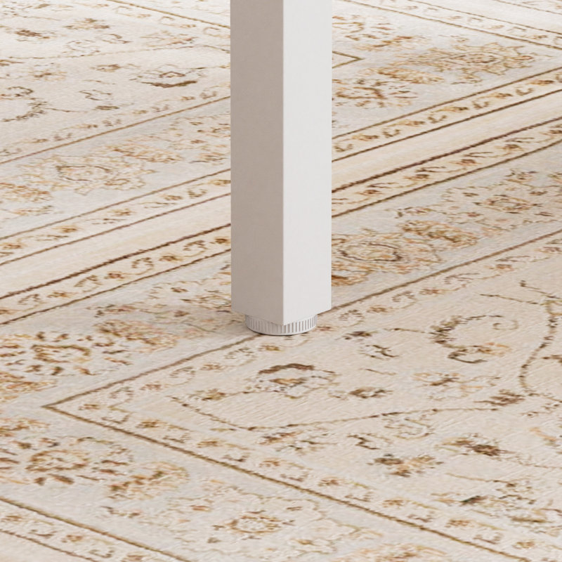 Ensemble de table de salle à manger, Naturel, Naturel / Blanc, Blanc