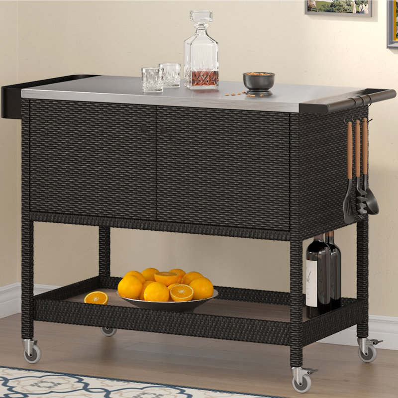 Casellas Bar Cart - Stylish & Functional | Wayfair