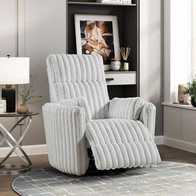 Upholstered Swivel Recliner