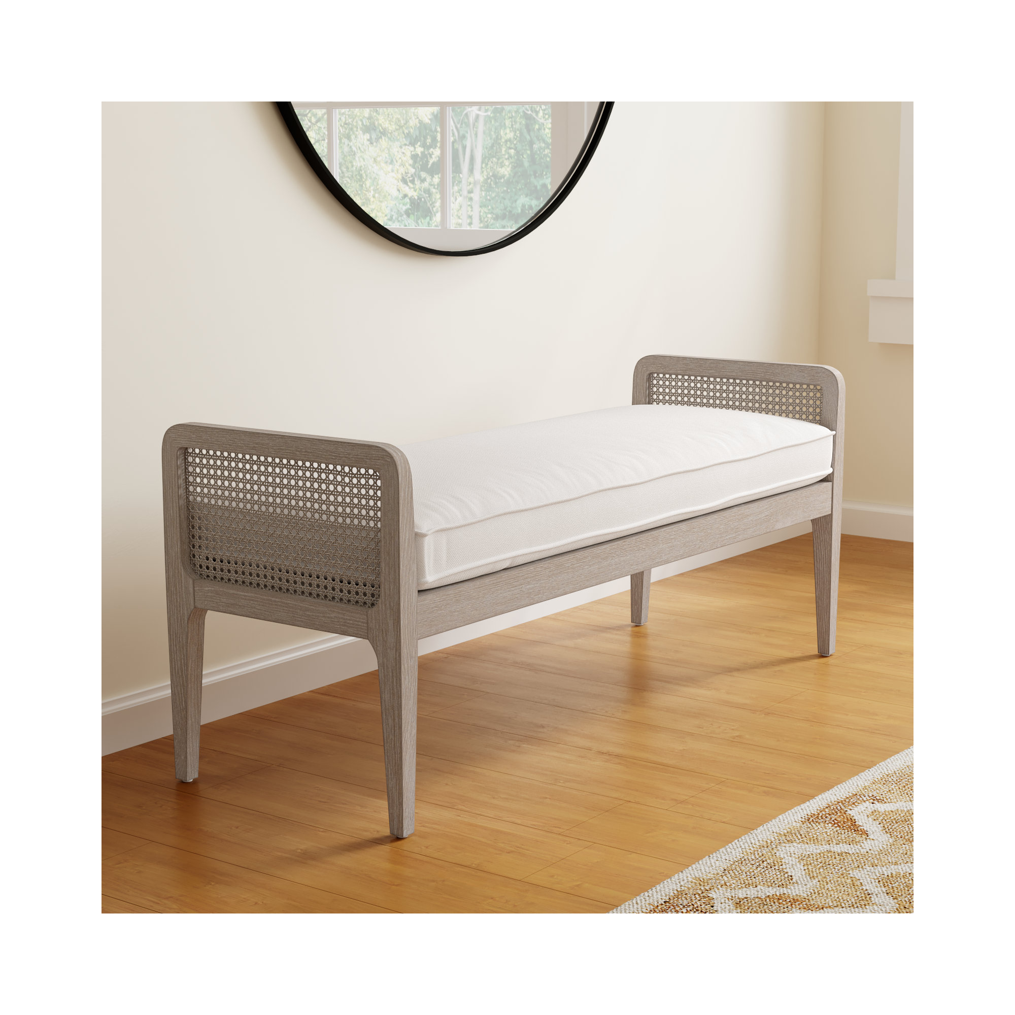 Alia Bench, White