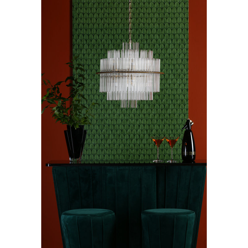 13 - Light Pendant, Antique Gold