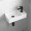 Lavabo de salle de bain mural rectangulaire en céramique blanche 18 po x 10 po Turner 