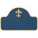 Fleur de Lis Arch One Line Address Plaque