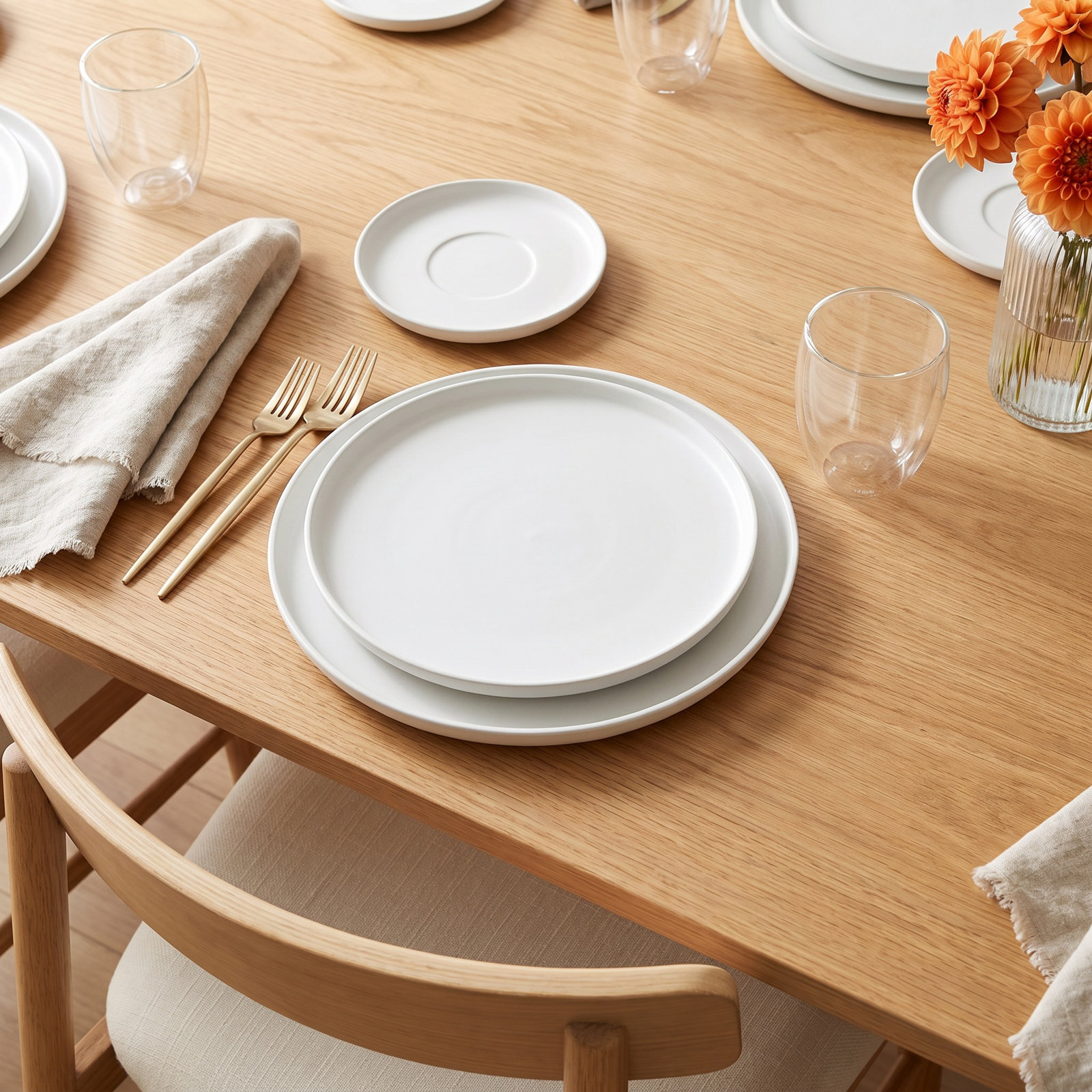 Neo Stoneware Vit Dinner Plate, 10.6" (Set of 6)