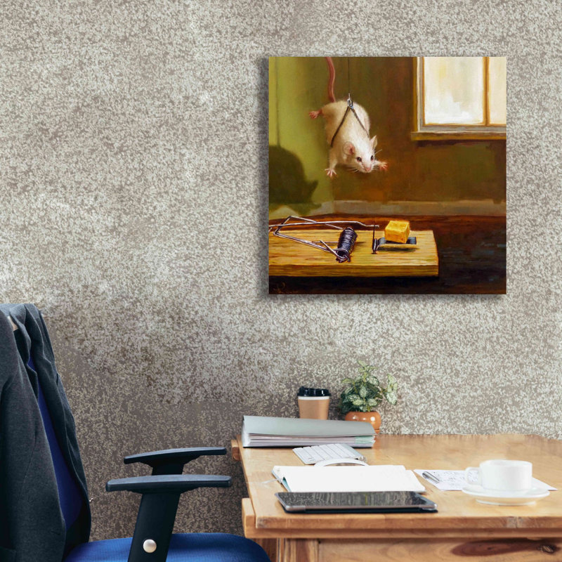 " Mission Impossible " by Lucia Heffernan, 26" H x 26" W x 1.5" D