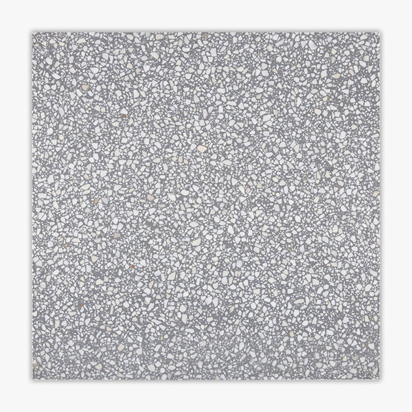 Light Grey Polished 24x24 Real Terrazzo Tile