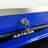 6 Drawers Tool Car With Wheels, Multifunctional Storage For Workplaces, Black And Blue, - Bearing Drawer Slides, 4" Locking Mechanisms Metal Rolling Cart Drawers, & Blue Color, Garage Warehouse-992080365