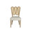 Wave Mahogany Curved Frame Dining Side Chair - Drift