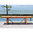 Table de salle à manger extensible en bois d'eucalyptus de Venise 118 "