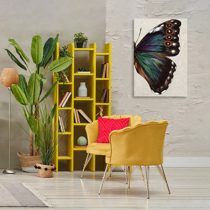 Toile d'aile de papillon classique par Melissa Wang, H 36 po x l 24 po x P 1,5 po