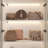 Closet System With Five Shelves And Light And Tempered Glass Door-240881524