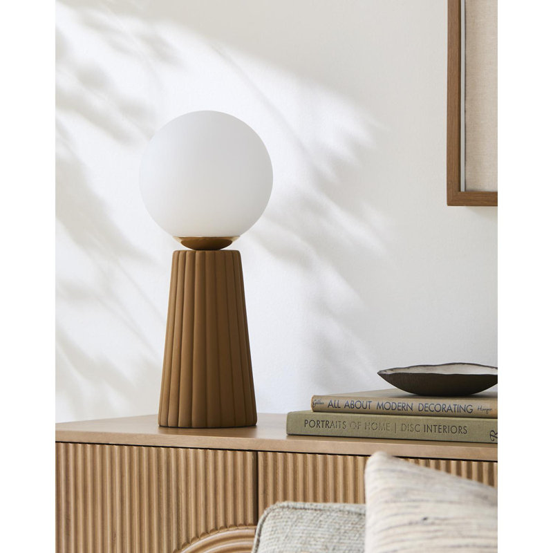 Burkhalter Table Lamp, Dark Brown