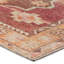 Debary Machine Washable Performance Orange/Pink/Brown Rug-1682649320