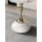Modern Side Table with Weighted Base, Scratch-Resistant & Nano-Coated Finish - Versatile Accent Table for Living Room, Bedroom, Balcony-10497071