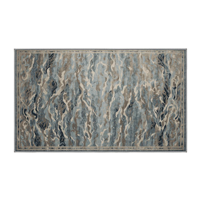 Tapis brun lavable à la machine