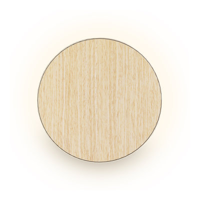 Ramen Mini Wall Sconce, 6", White Oak