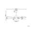 Asimakis 110cm Ceiling Fan with LED Lights