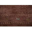 Tapis brun en laine style animaux Gabbeh 5 x 8