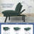 Merrium Twin 70.9'' Velvet Convertible Sofa-246791049