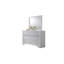 Ensemble de chambre à coucher avec rangement 4 pièces de style traditionnel en bois blanc