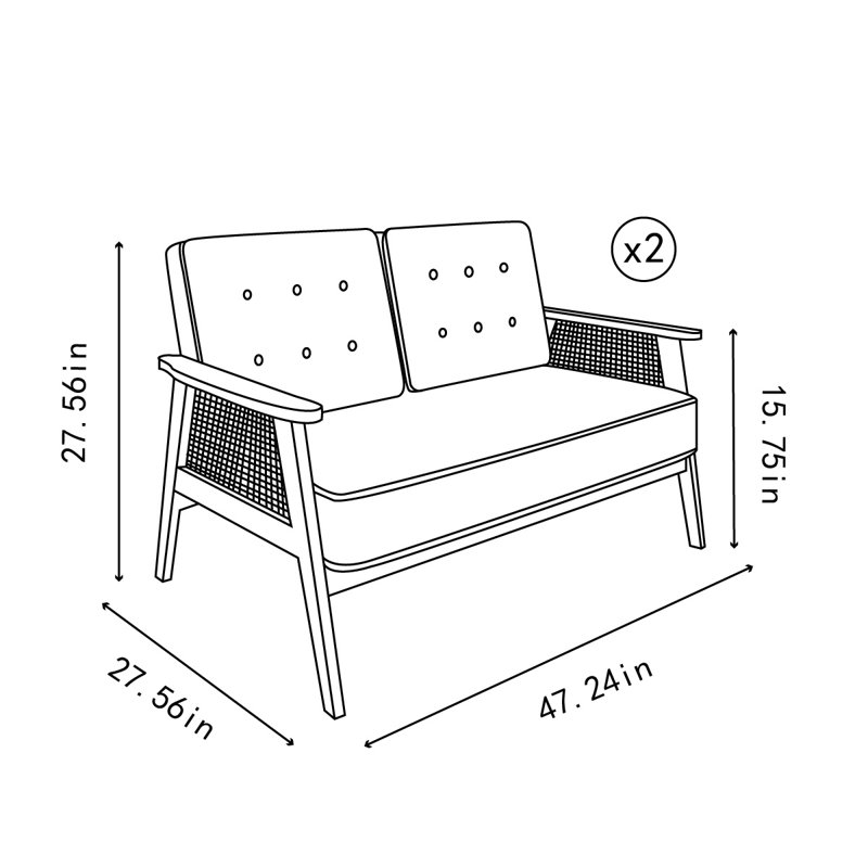 Faux Leather Upholstered Bench