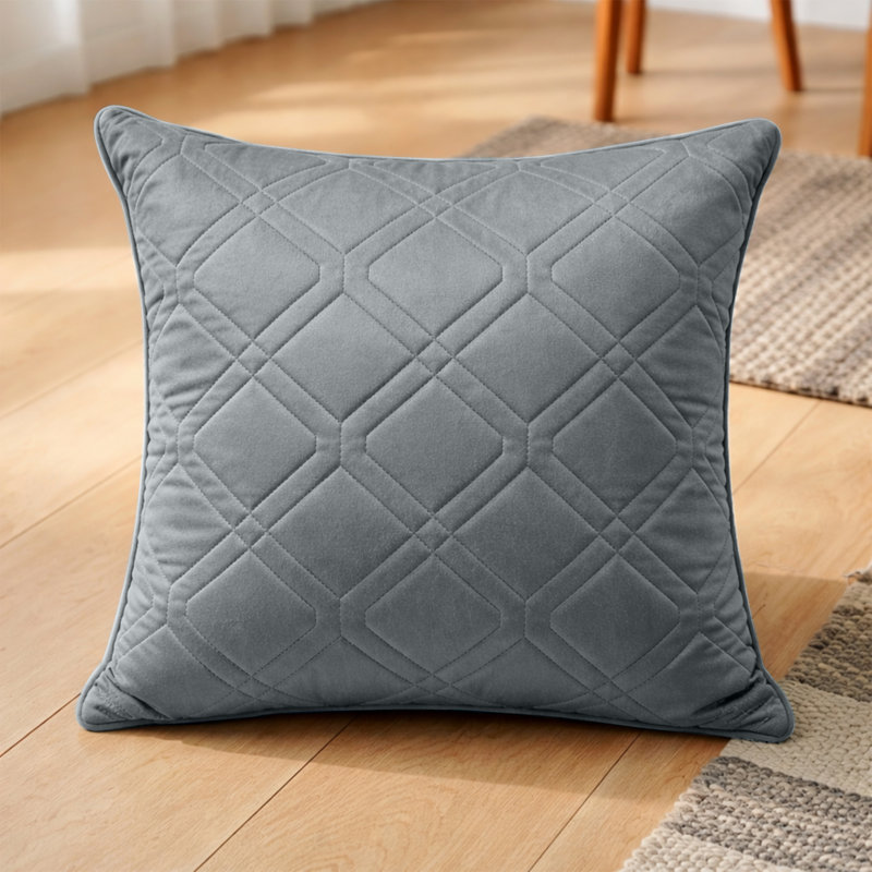 Square Cushion, Grey