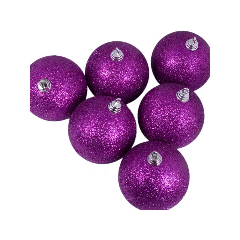 8cm Bauble, Purple