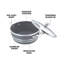 Mianra 10 - Piece Non-Stick Cookware Set-111712323