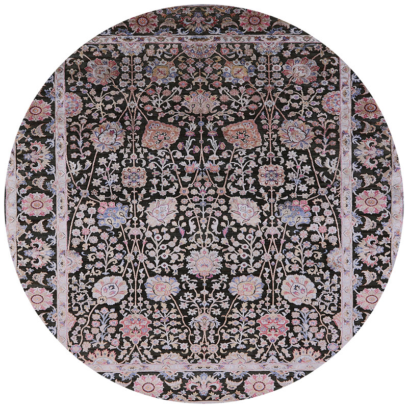 Thorgarth Oriental Indoor Rug, Round 4'