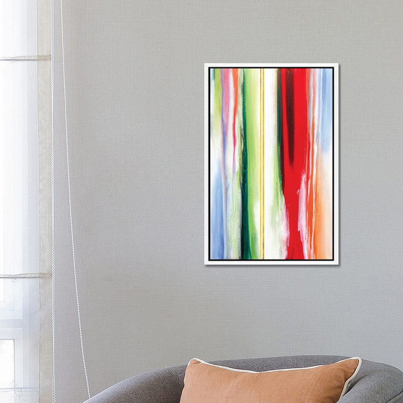 Vivid Visions - Print on Canvas, 66.04 cm H x 45.72 cm W, White Framed