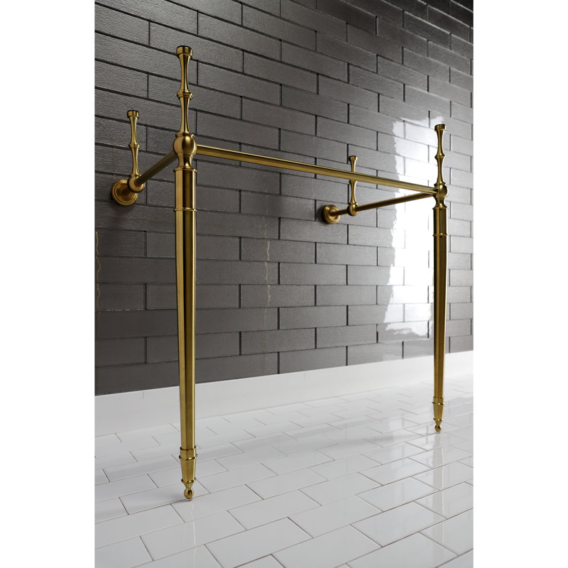 Edwardian Brushed Brass Console Sink Legs